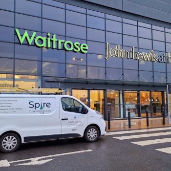 spire-cleaning-clients-waitrose-spire-van
